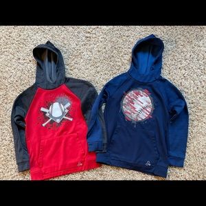 EUC 2-for-1 Tek Gear Boys fleece hoodies!